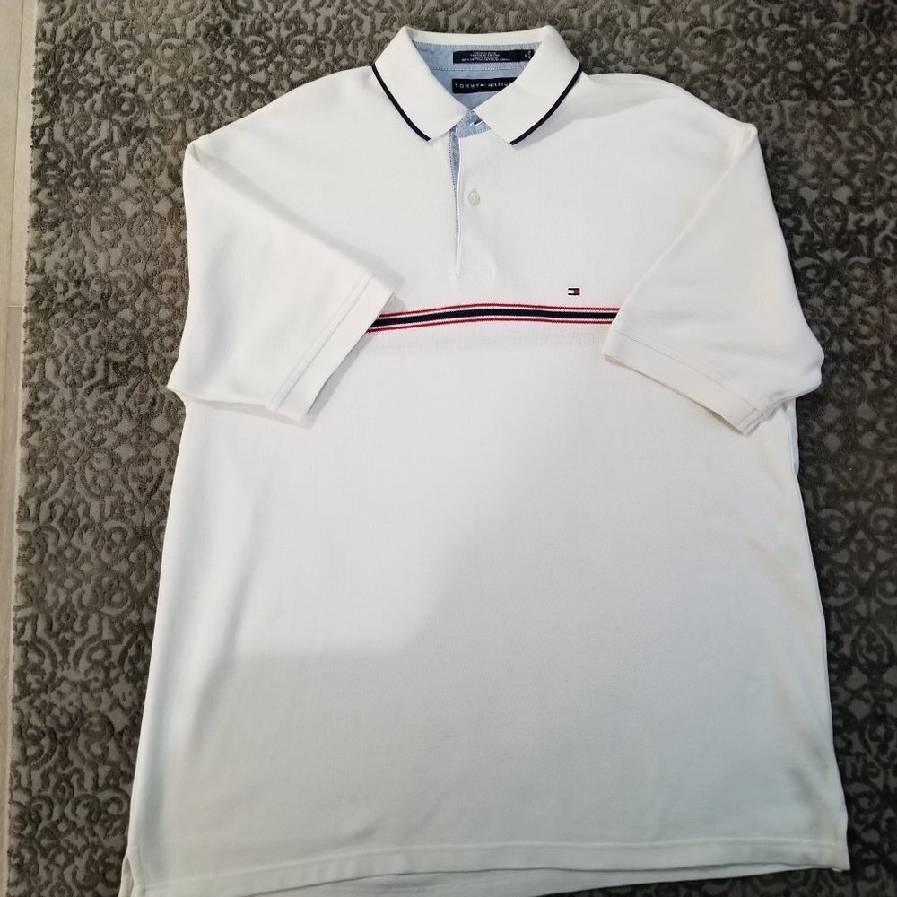 Tommy Hilfiger Short Sleeve Cotton Polo Shirt XL - Picture 7 of 9